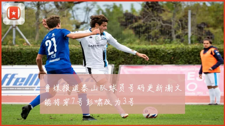 鲁媒报道泰山队球员号码更新谢文能将穿7号彭啸改为3号